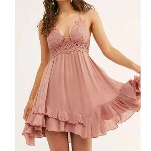 Free People Adella Slip Dress